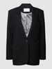 Copenhagen Muse Blazer met paspelzak op de borst, model 'CMTAILOR-JA' Zwart