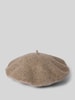 Loevenich Beret z czystej wełny Szarobrązowy