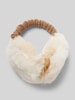 Barts Oorwarmers met labeldetail, model 'FUR' Beige