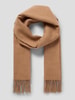 Fraas Szal z frędzlami Camel