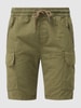 Alpha Industries Cargoshorts mit elastischem Bund Oliv