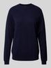 Stefanel Gebreide pullover met ronde hals Marineblauw