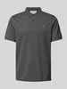 Gant Regular Fit Poloshirt mit Label-Stitching Anthrazit Melange