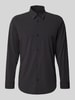 ARMANI EXCHANGE Regular Fit Freizeithemd mit Kentkragen Black