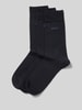 JOOP! Collection Socken mit Label-Detail im 3er-Pack Marine