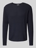 Jack & Jones Strickpullover mit gerippten Abschlüssen Modell 'GEORGE' Marine