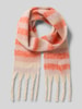 ICHI Schal mit Ausfransungen Modell 'ALARA' Orange