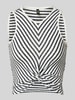 Only Slim Fit Tank Top mit Wickeloptik Modell 'SANDY' Marine