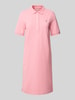 Gant Knielanges Polokleid mit Logo-Stitching Pink