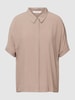 Soft Rebels Overhemdblouse met blinde knoopsluiting, model 'Freedom' Leem
