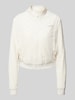 Guess Activewear Sweatjacke mit Stehkragen Modell 'KRISSY' Offwhite