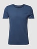 Blend T-shirt met borstzak, model 'NOEL' Marineblauw