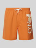 ONeill Relaxed Fit Badeshorts mit Label-Print Modell 'ORIGINAL CALI' Orange