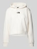 The North Face Korte hoodie met gestikt logo Offwhite