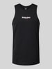 Tommy Jeans Tanktop mit Label-Print Black