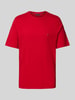 Tommy Hilfiger Regular Fit T-Shirt aus reiner Baumwolle Rot