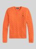 Polo Ralph Lauren Regular Fit Pullover aus Woll-Kaschmir-Mix 'JULIANNA' Orange