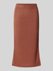 Soyaconcept Spódnica midi z rozcięciami z boku model ‘Delia’ Rdzawoczerwony