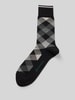 Burlington Socken mit Label-Detail Modell 'NEWCASTLE' Black