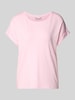 Only Comfort Fit T-Shirt aus Viskose-Mix Modell 'MOSTER' Rosa
