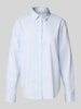 Gant Regular fit overhemdblouse van puur katoen met logostitching Lichtblauw