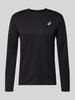 ASICS Regular Fit Langarmshirt mit Logo-Print Black