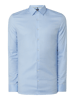 OLYMP No. Six Koszula biznesowa o kroju super slim fit z diagonalu  Błękitny