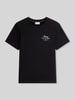 Tommy Hilfiger Regular Fit T-Shirt aus reiner Baumwolle Black