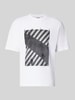 HUGO Slim Fit T-Shirt aus reiner Baumwolle Modell 'DODGER' Weiss