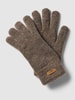Barts Handschuhe mit Label-Detail Modell 'Witzia' Haselnuss Braun