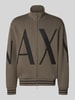 Armani Exchange Sweatjacke aus Baumwoll-Mix Sand