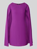 Lauren Ralph Lauren Cocktailkleid mit Rundhalsausschnitt Modell 'PETRA' Aubergine