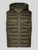 Jack & Jones Steppweste mit Kapuze und Eingrifftaschen Oliv