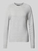 Vero Moda Regular Fit Strickpullover mit Stretch-Anteil Modell 'DOFFY' Hellgrau Melange