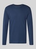 Christian Berg Men Longsleeve aus reiner Baumwolle Marine