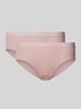 Sloggi Slip met labelprint in een set van 2 stuks, model 'FREE' Mauve