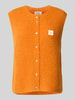 American Vintage Mouwloos vest met labelpatch Oranje