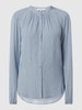 Soft Rebels Blouse met opstaande kraag, model 'Anna' IJsblauw