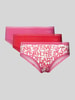 Sloggi Hipster mit Spitzenbesatz Modell 'GO Crush' im 3er-Pack Pink