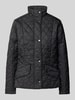 Barbour Steppjacke mit Stehkragen Modell 'Flyweight Cavalry' Black