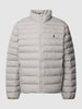 Polo Ralph Lauren Steppjacke mit Label-Stitching Modell 'TERRA' GRAU