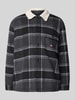 Tommy Jeans Regular Fit Hemdjacke mit Knopfleiste Modell 'CHECK SHERPA' Black