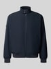 Superdry Regular Fit Jacke mit Logo-Stitching Modell 'HARRINGTON' Dunkelblau Melange