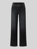 ANGELS Wide Leg Jeans aus Baumwoll-Mix im 5-Pocket-Design Hellgrau