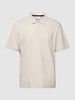 CK Calvin Klein Poloshirt mit Label-Detail Modell 'OTTOMAN' Beige