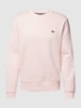 Lacoste Sweatshirt met logopatch Roze
