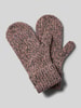 Christian Berg Woman Handschoenen met ribboord Lichtroze