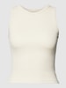REVIEW Tanktop in Ripp-Optik Beige