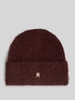 Tommy Hilfiger Beanie van wolmix met alpacawol Bordeaux