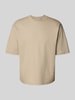 JAKE*S STUDIO MEN T-shirt met ronde hals Beige